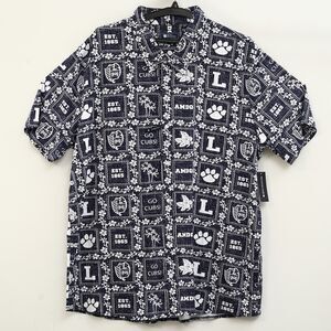 Reyn Spooner Short Sleeves Floral Printed Buttondown Men's Shirt Navy 3XL 287050